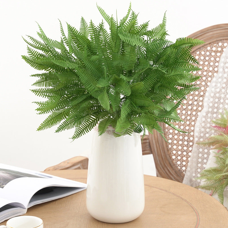 16.5 Inch Artificial Fern Leaf Stems 10 Pcs Silk Plants for Wedding Bouquets Table Centerpieces
