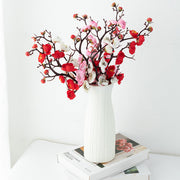 11 Inch Artificial Plum Blossom Twig Pick 10 Pcs Silk Flower Stems Bulk Wholesale