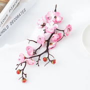 11 Inch Artificial Plum Blossom Twig Pick 10 Pcs Silk Flower Stems Bulk Wholesale