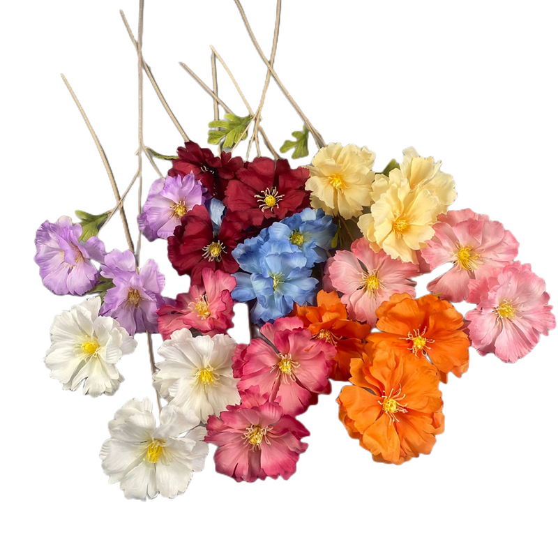 25" Plumbago Artificial Flowers, 30 Stems Bulk Wedding Floral Arrangement