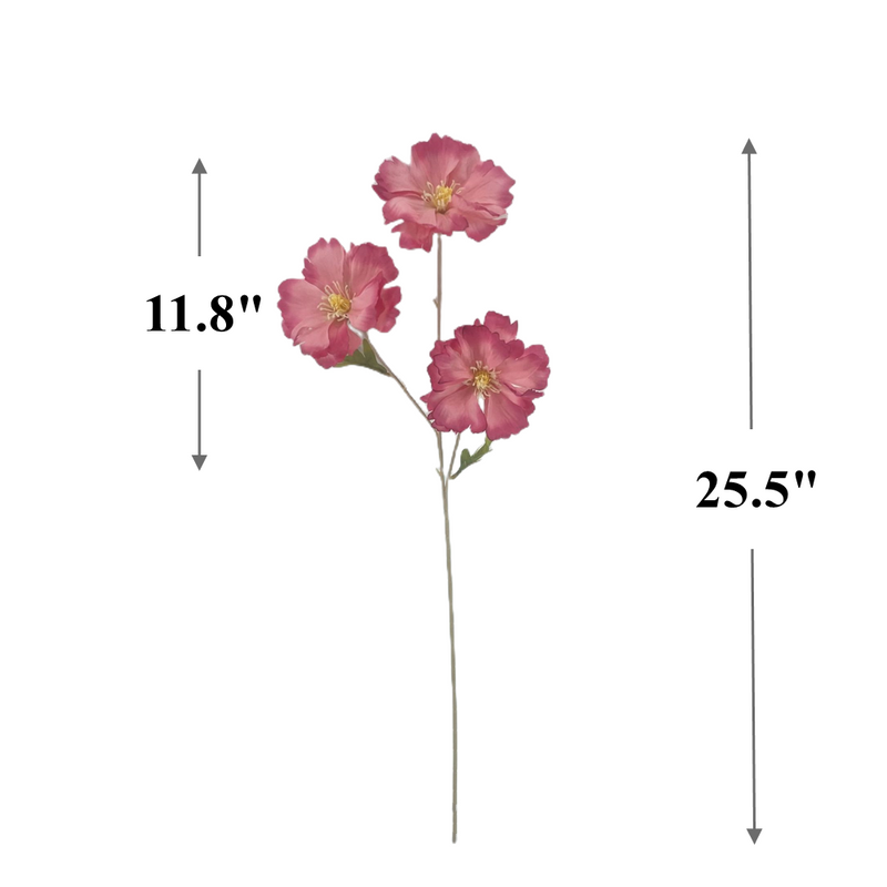 25" Plumbago Artificial Flowers, 30 Stems Bulk Wedding Floral Arrangement