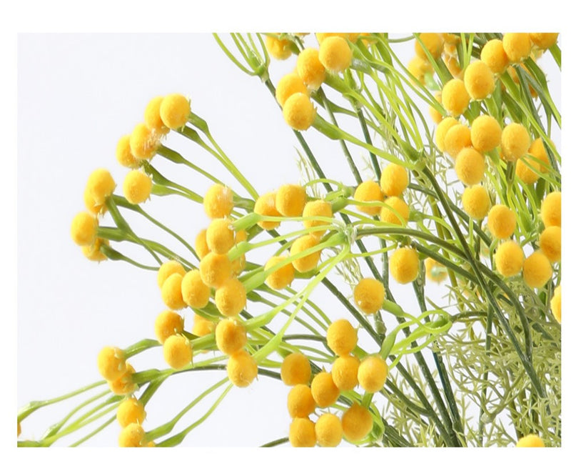 Artificial Pom Pom Stems 24 Inch Bulk Quantity Hair Bulb Decorative Floral Stems