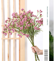 Artificial Pom Pom Stems 24 Inch Bulk Quantity Hair Bulb Decorative Floral Stems
