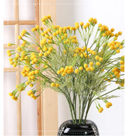 Artificial Pom Pom Stems 24 Inch Bulk Quantity Hair Bulb Decorative Floral Stems