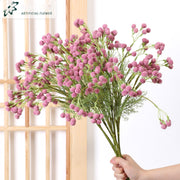 Artificial Pom Pom Stems 24 Inch Bulk Quantity Hair Bulb Decorative Floral Stems