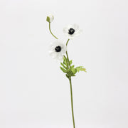 Real Touch Artificial Poppy Spray Stem, Red, 12 Inch, Silk Flower