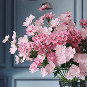 5 Pcs Artificial Primrose Stems Branch Spray February Birth Flower Silk Flowers