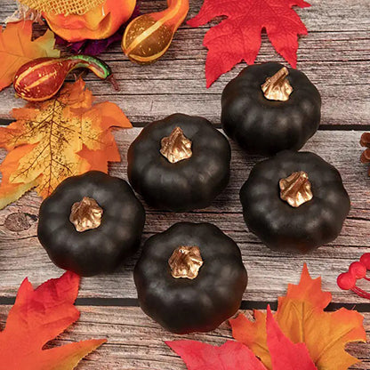 12 Inch Artificial Pumpkins 12 Pcs Halloween Decor Vegetables Centerpiece Mantel Crafts
