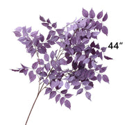 Artificial Purple Flowers Combo, 6 Stems Silk Flowers for Home Decor