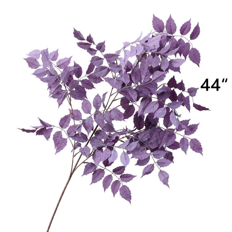 Artificial Purple Flowers Combo, 6 Stems Silk Flowers for Home Decor