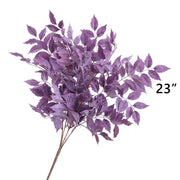 Artificial Purple Flowers Combo, 6 Stems Silk Flowers for Home Decor