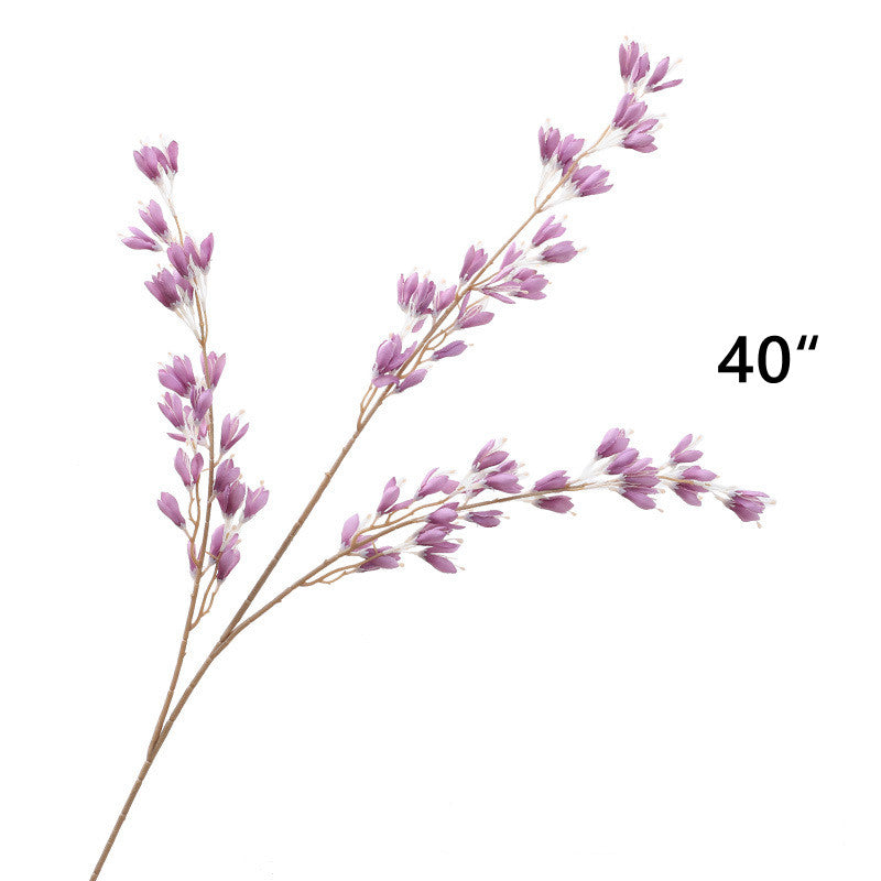 Artificial Purple Flowers Combo, 6 Stems Silk Flowers for Home Decor