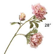 Artificial Purple Flowers Combo, 6 Stems Silk Flowers for Home Decor