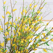 3 Pcs 33 Inch Artificial Pussy Willow Branches Stems Bulk Wholesale