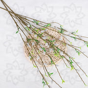 3 Pcs 33 Inch Artificial Pussy Willow Branches Stems Bulk Wholesale