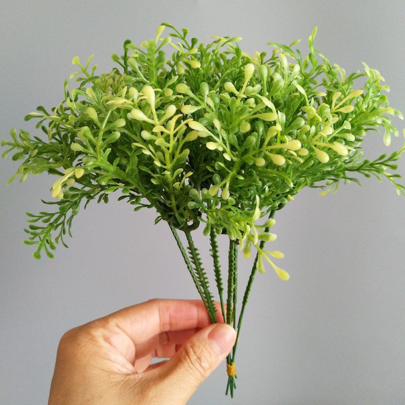 6 Pcs 7 Inch Artificial Radix Greenery Stems Picks for Crafts Bulk Wholesale