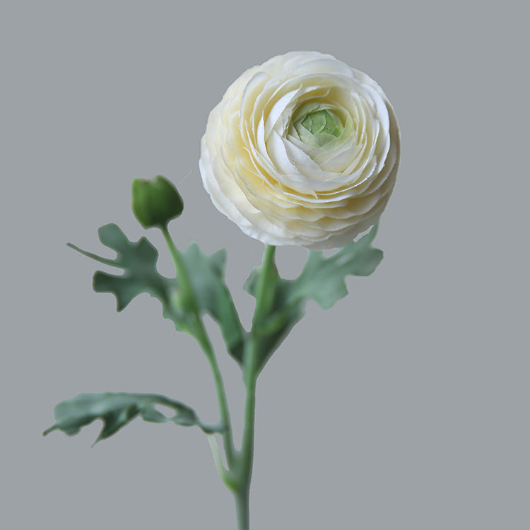 19 Inch Persian Buttercup Ranunculus Flowers, 10 Pcs Artificial Silk with Real Touch Stems