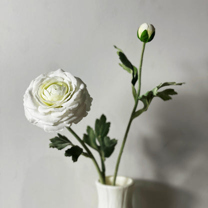 Bulk Real Touch Ranunculus Artificial Flowers Stem 18.8 Inch Wholesale
