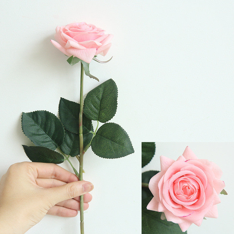 17 Inch Silk Rose Stems Bulk Quantity Artificial Flowers Wholesale