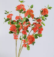 Artificial Orange Berry Pyracantha Cotoneaster Stem 35 Inch Christmas Holiday Decoration