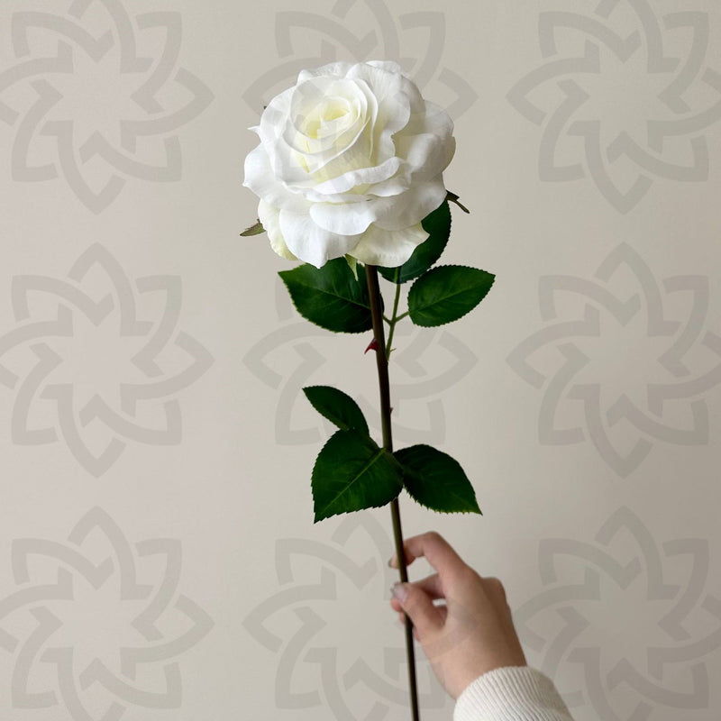 18.8 Inch Artificial Silk Rose Flowers Stem, Real Touch, Bulk Wholesale Arrangement