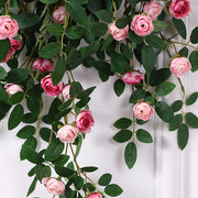 Rose Buds Garland Vine 6 Ft Silk Artificial Hanging Flowers Bulk Wholesale