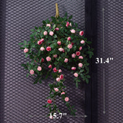 Rose Buds Garland Vine 6 Ft Silk Artificial Hanging Flowers Bulk Wholesale