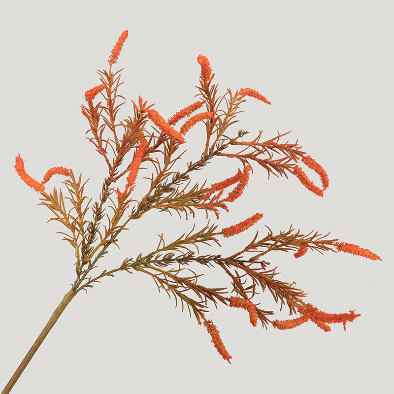 Artificial Fall Monkey Grass Reed Flowers Stems Bulk Pack, 12 Inch, 10 Pcs, Silk