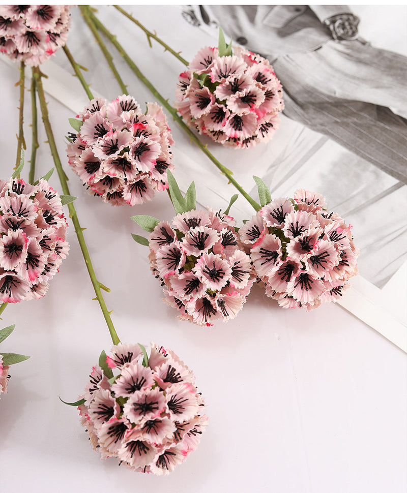 Artificial Scabiosa Pods Filler Flowers 10 Pcs 28 Inch Stella Stems Bulk Wholesale