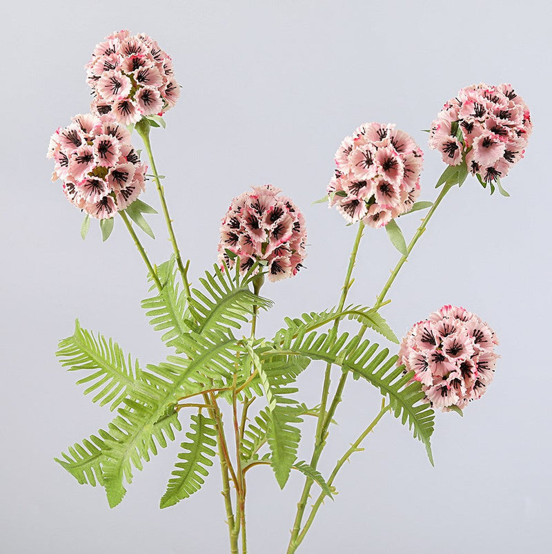 Artificial Scabiosa Pods Filler Flowers 10 Pcs 28 Inch Stella Stems Bulk Wholesale