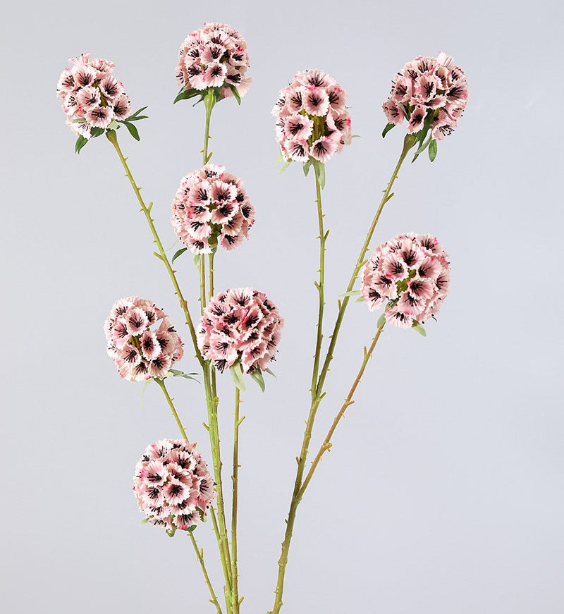 Artificial Scabiosa Pods Filler Flowers 10 Pcs 28 Inch Stella Stems Bulk Wholesale