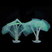 2 Pcs Artificial Aquarium Plants Ornament Glow-in-the-Dark Fish Tank Decor