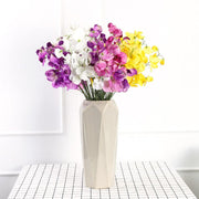 1 Branch Artificial Flowers Faux Sweetpea Flowers - Artificialmerch