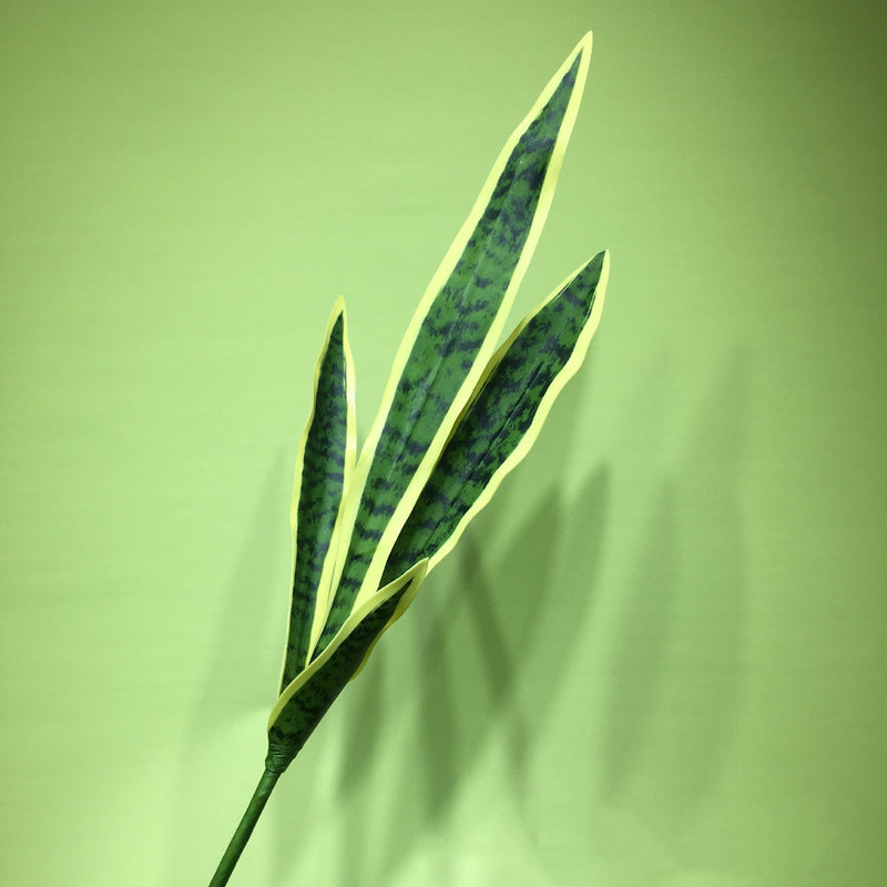 25 Inch Artificial Snake Plant Bush 1 Pc Green Silk Indoor Outdoor Home Decor