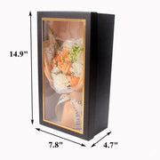 Artificial Soap Flower Bouquet, 12 Pcs Mixed Rose and Carnation, Bulk Wholesale Gift Set