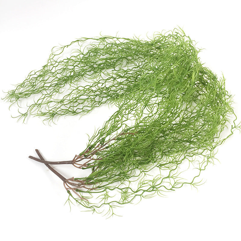 33 Inch Artificial Spanish Moss Hanging Greenery Plants Bulk Quantity
