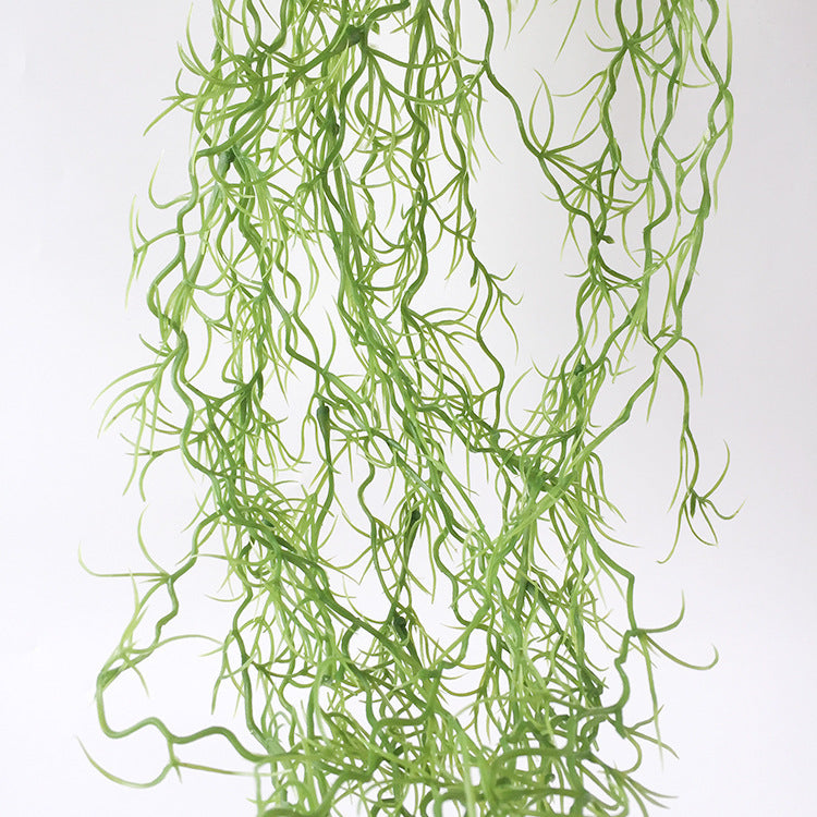 33 Inch Artificial Spanish Moss Hanging Greenery Plants Bulk Quantity