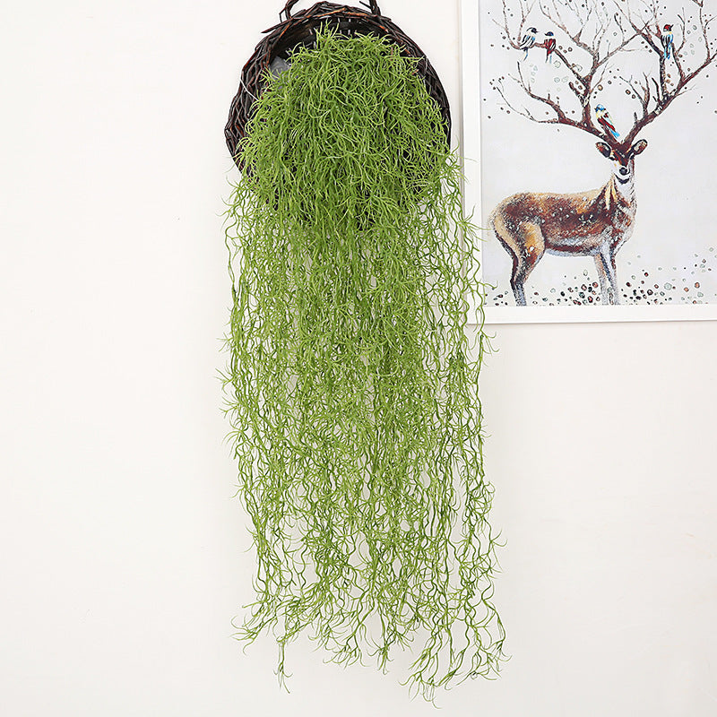33 Inch Artificial Spanish Moss Hanging Greenery Plants Bulk Quantity