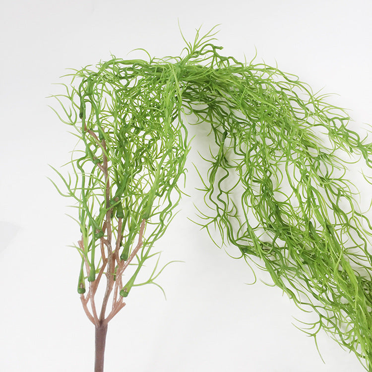 33 Inch Artificial Spanish Moss Hanging Greenery Plants Bulk Quantity