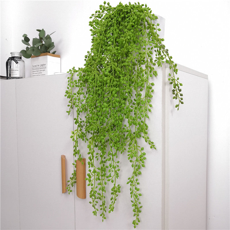 5 Pcs Artificial Donkey Tail Succulent Hanging Plants Greenery Strings of Pearls 12 Inch