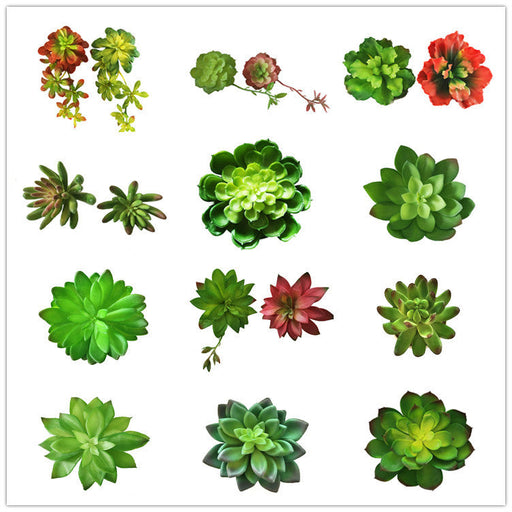 10 Pcs Artificial Succulent Plants Bulk Pick Variety Mix for Home Decor