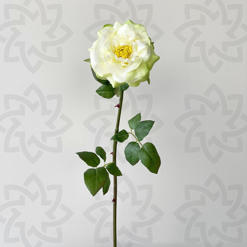 19.6 Inch Artificial Tea Rose Stem 10 Pcs Real Touch Silk Flowers Bulk