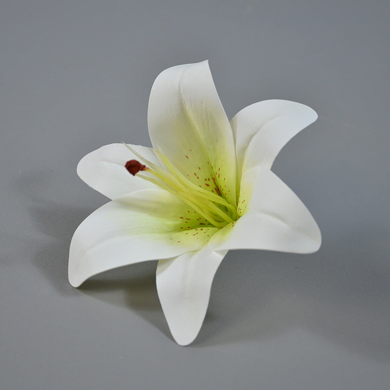 10 Pcs Artificial Real Touch Tiger Lily Flower Heads Bulk Wholesale