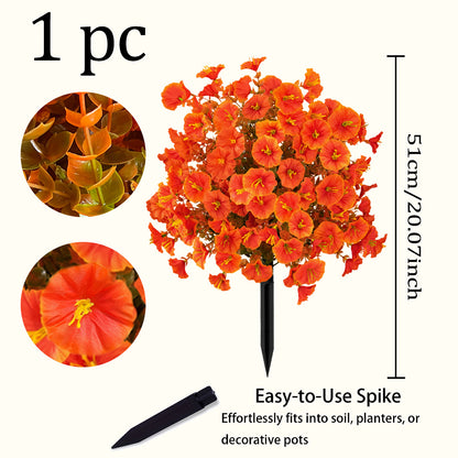 Artificial Topiary Ball Trees Outdoor with Ground Spike UV Resistant Plant Bushes for Porch Garden