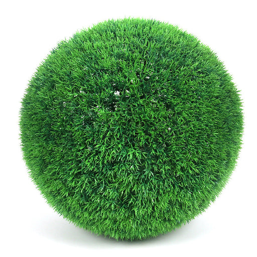 Artificial Topiary Pine Needle Grass Balls, 6 Pcs, 4 Inch, Green, Silk Plant Balls for Home Garden Decor