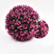 Artificial Boxwood Topiary Ball Sphere for Outdoor Fall Winter Decor, 6 Inch, Green, Bulk Pack