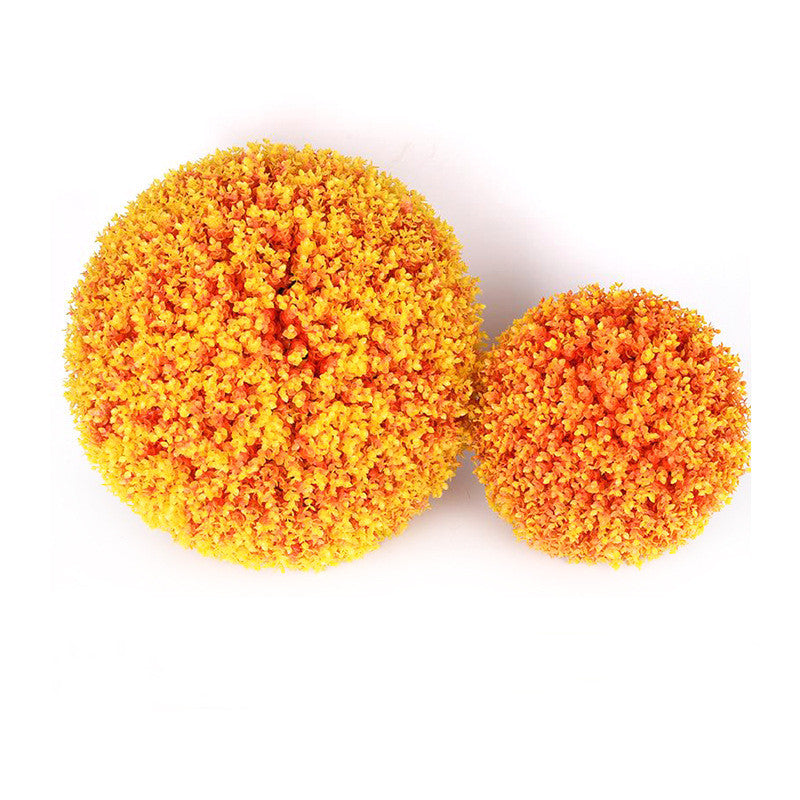 Artificial Boxwood Topiary Ball Sphere for Outdoor Fall Winter Decor, 6 Inch, Green, Bulk Pack