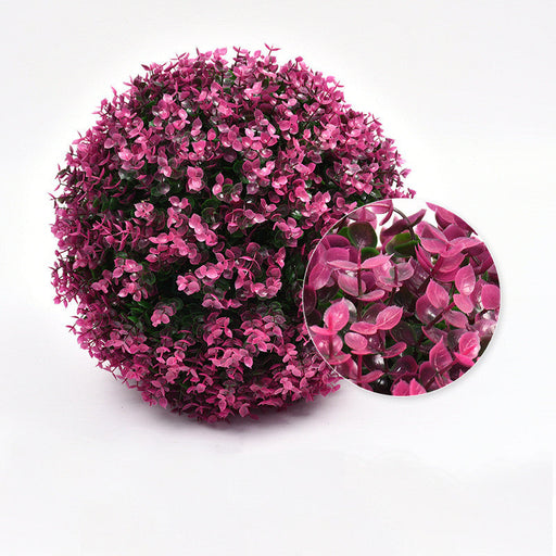 Artificial Boxwood Topiary Ball Sphere for Outdoor Fall Winter Decor, 6 Inch, Green, Bulk Pack