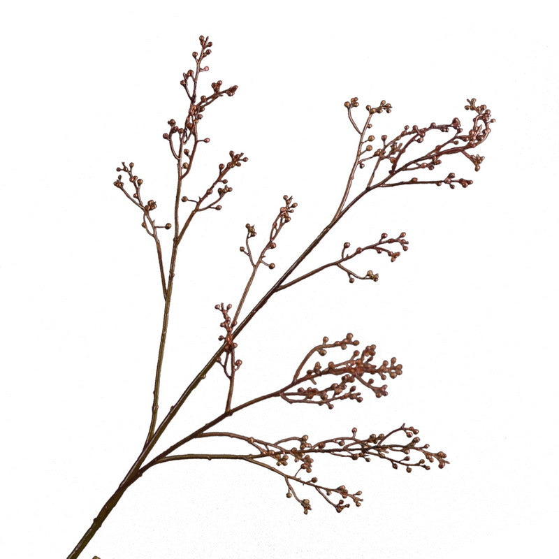 43 Inch Artificial Brown Tree Branches with Fruits Bulk Wholesale 10 Pcs