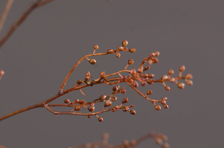 43 Inch Artificial Brown Tree Branches with Fruits Bulk Wholesale 10 Pcs
